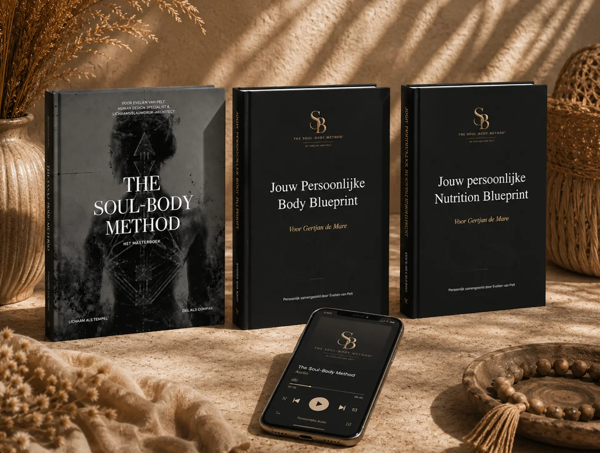 De Complete Bundle van The Soul-Body Method: Masterboek, Persoonlijke Body Blueprint, Persoonlijke Nutrition Blueprint en persoonlijke reading